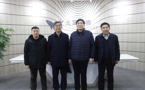 河北省医药行业协会领导一行到北冥生物调研指导